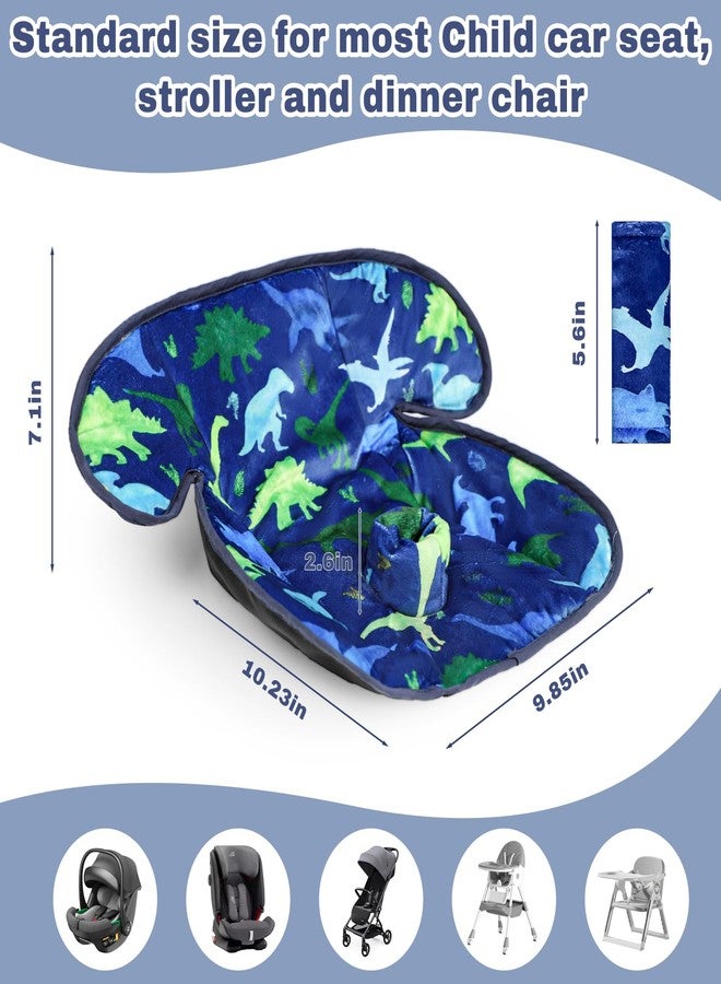TANOFAR Infant Car Seat Protector for Potty Training, Waterproof Car Seat Liner with Anti-Slip Backing for Potty Training Toilet, Baby Infant Toddler Piddle Pad Fits for Carseat (Blue Dinosaur) - Image 4